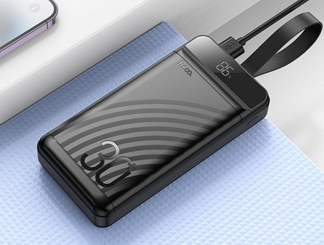 Hoco J123B Powerbank 30 000 mAh sort #8