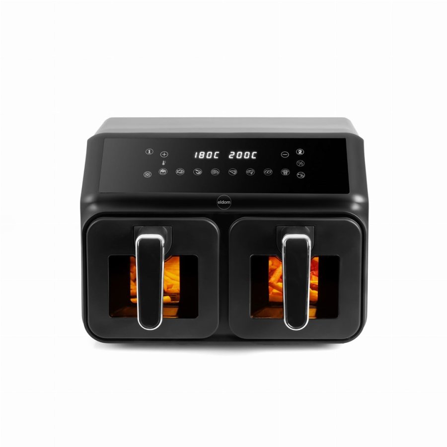 Dobbelt fedtfri frituregryde, 2200 W, kapacitet 8 l, LED-display #7