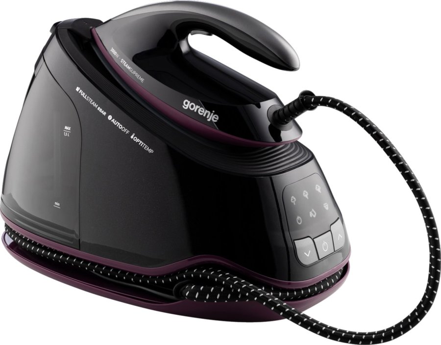 Dampgenerator Gorenje SGD3000BKV 1,5 L Keramisk stryges�l Sort #1