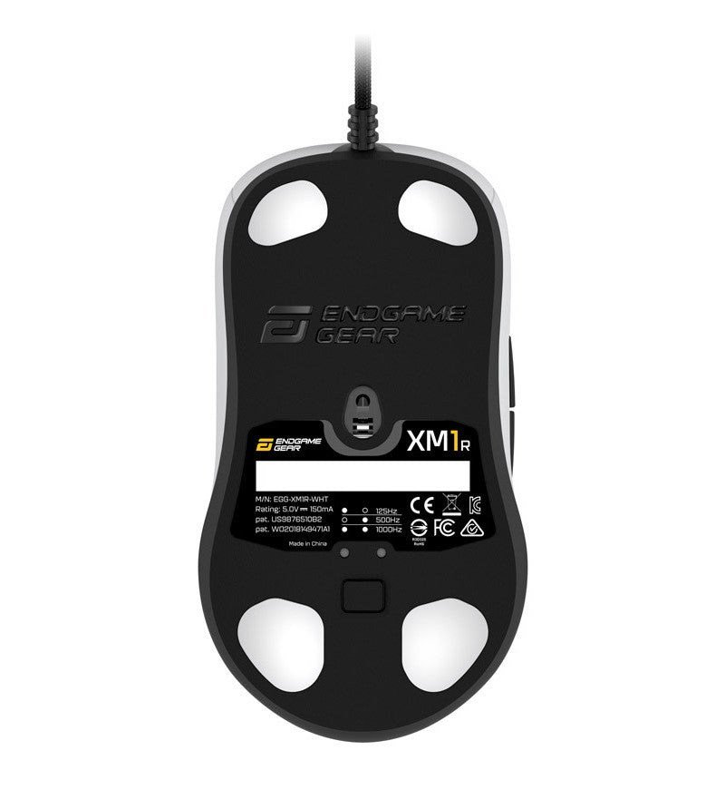 Endgame Gear EGG-XM1R-WHT mus Spil Hjre hnd USB Type-A Optisk 19000 dpi #3
