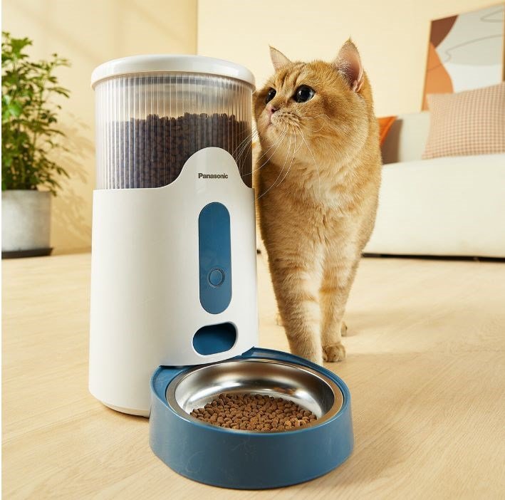 Panasonic CP-JNF01CW vandskl og foderautomat til hund og kat Plast, Rustfrit stl Hvid Universel Automatisk foderautomat til kledyr #6