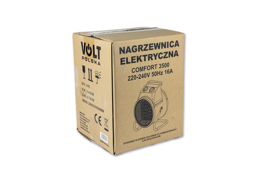 COMFORT 3,5kW ELEKTRISK VARMEAPPARAT #5