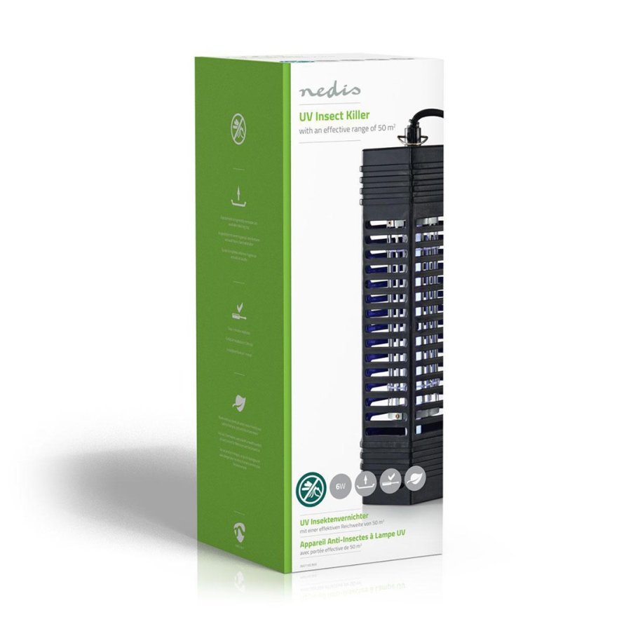 Nedis INKI110CBK6 insektflde Sort #4