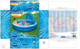 Oppustelig Pool til Brn Bestway Multifarvet 241 x 241 x 140 cm #15