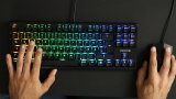 CHERRY G80-3000N RGB TKL tastatur Universel USB QWERTZ Tysk Sort #8