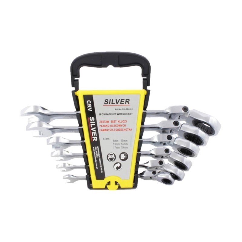 FLAT WRENCH KPL. 6pcs.8-19 SILVER #2