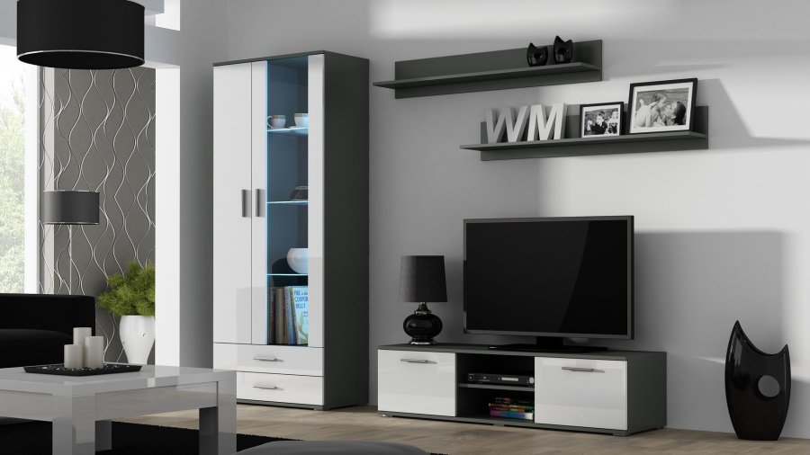 Cama SOHORTV140SZ/BI TV stativ & underholdningscenter 1 hylder #3