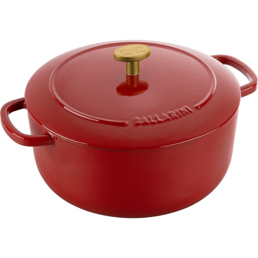 Ballarini Bellamonte Round Cast Iron Pot - 3 ltr, Red #4