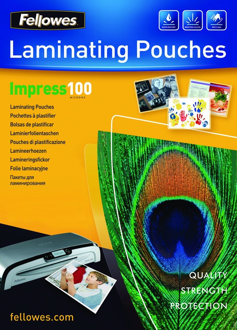 Fellowes 5351111 plastlomme 100 stk #1