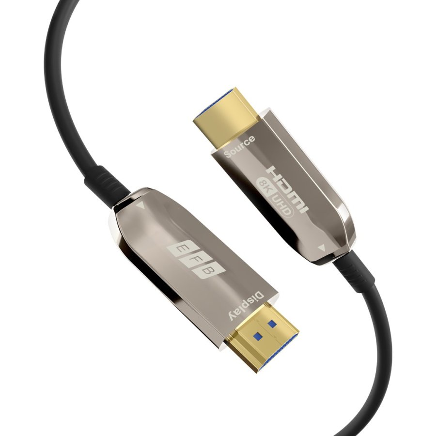 EFB Elektronik HDMI-21-00007 HDMI-kabel 20 m HDMI Type A (Standard) Sort, Rustfrit st�l #3