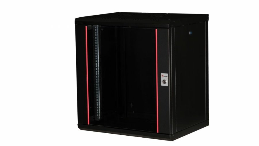 Equip EPM-12-6045-B-CBAA stativ 12U V�gmonteret stativ Sort #1