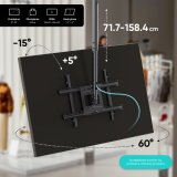 ONKRON N1L-B tv-beslag 2,03 m (80