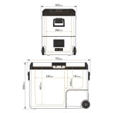 YOLCO TCX60 Sand Brbart kompressorkleskab #10