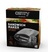 Camry CR 3023 sandwichtoaster 1500 W Sort, Gr #31
