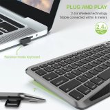 Techly ICTB9801TB tastatur Universel RF trdls + Bluetooth QWERTY US engelsk Sort #6