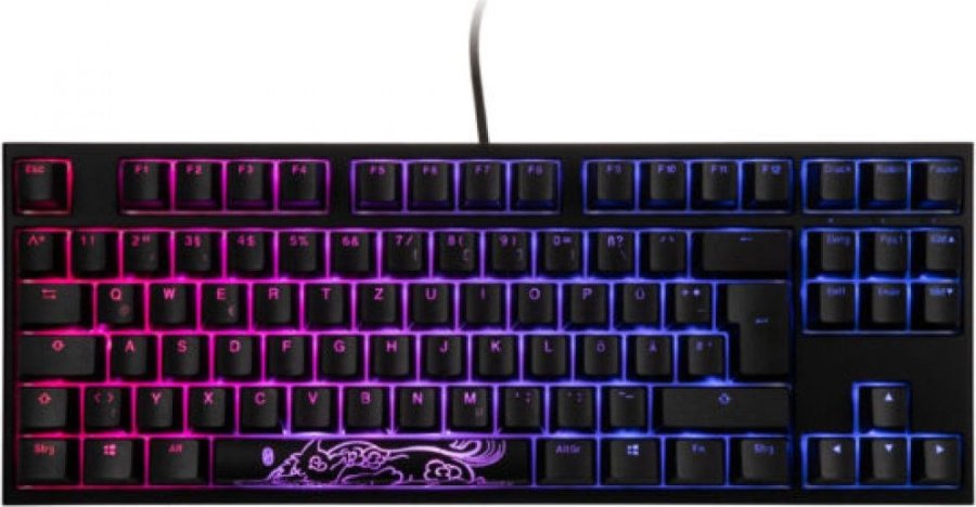 Ducky One 2 RGB TKL tastatur Spil USB Tysk Sort #1