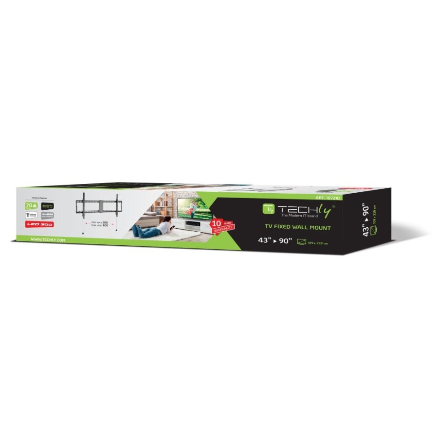 Techly ICA-PLB 948F tv-beslag 2,29 m (90