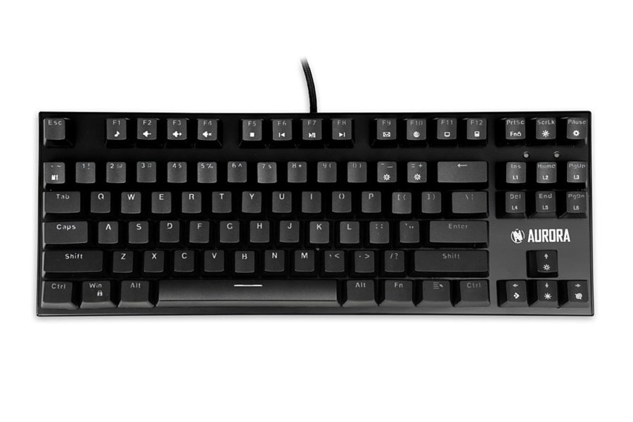iBox IKGMK2R tastatur Spil USB QWERTY US engelsk Sort #49