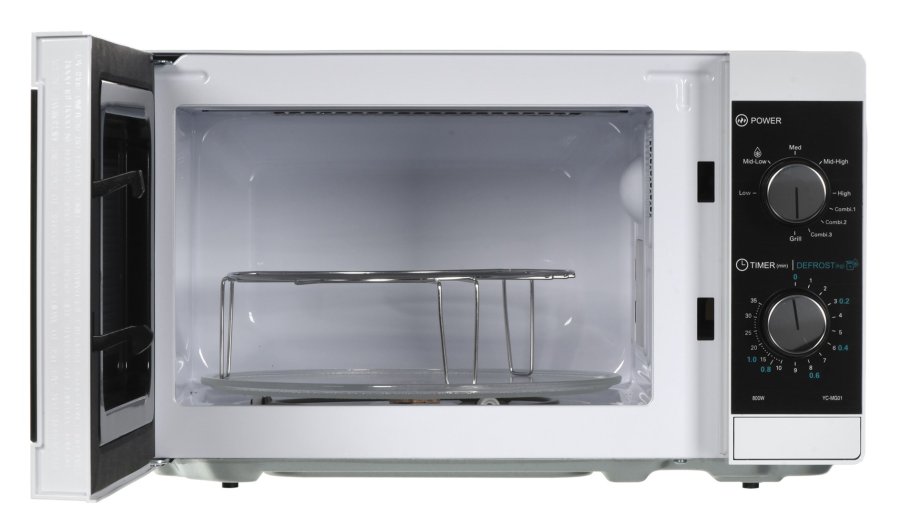 Sharp YC-MG01E-W mikroblgeovn Bordplade Grill mikroovn 20 L 800 W Sort, Hvid #5