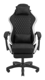Mars Gaming MGC-X Fabric PC gamingstol Polstret s�de Sort, Hvid #2