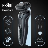 Braun Series 6 61-N1200s Folie shaver Trimmer Sort #5