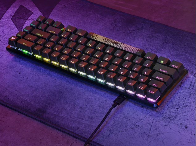 Corsair K65 PRO MINI tastatur Spil USB QWERTZ Tysk Sort #4