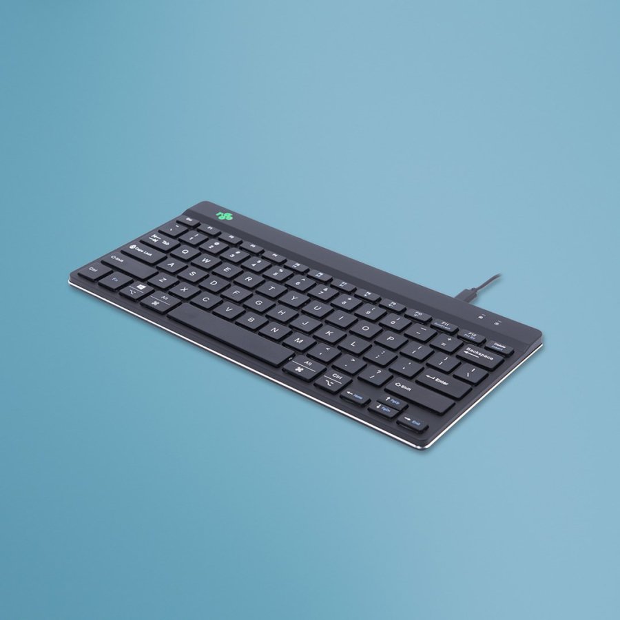 R-Go Tools Ergonomisch toetsenbord R-Go Compact Break, compact toetsenbord met pauzesoftware, QWERTY (US), bedraad, zwart #1