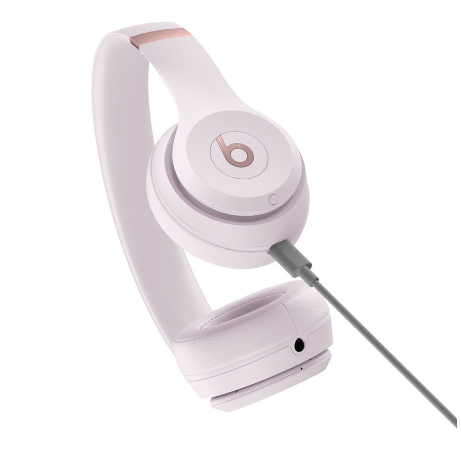 Apple Beats Solo 4 Hovedtelefoner Kabel & trdls Headset Opkald/musik USB Type-C Bluetooth Lyserd #6