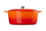 Le Creuset 21178400902430 hollandsk ovn 13,9 L Orange, R�d #3