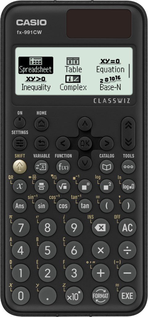 Casio FX-991CW regnemaskine Lomme Videnskabelig Sort #5