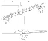 Iiyama DS1002D-B1 stand (adjustable arm) #8