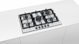 Bosch Serie 4 PGQ7B5B90 kogeplade Rustfrit stl Indbygget 75 cm Gaskomfur 5 zone(s) #4