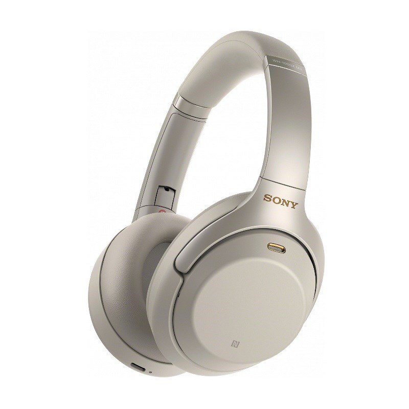 Trdlse hovedtelefoner SONY WH-1000XM4 med stjreduktionssystem (WH-1000XM4/S) Slv #1