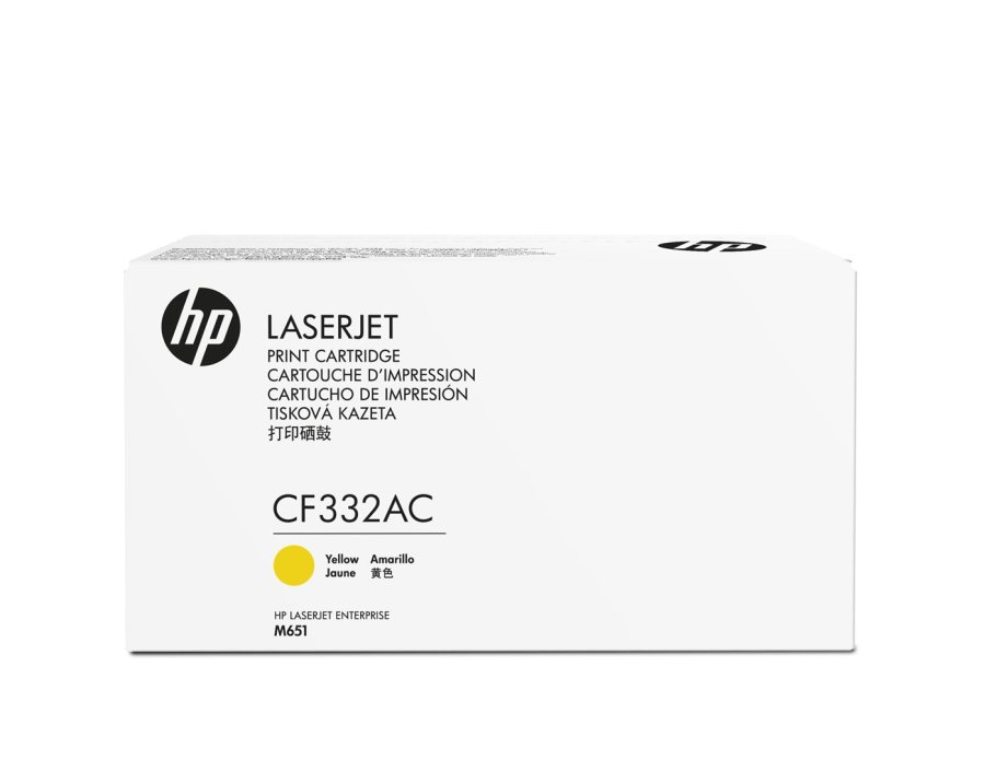 HP CONTRACT Cartridge No 654A HP654A HP 654A Yellow Gelb (CF332AC) #1