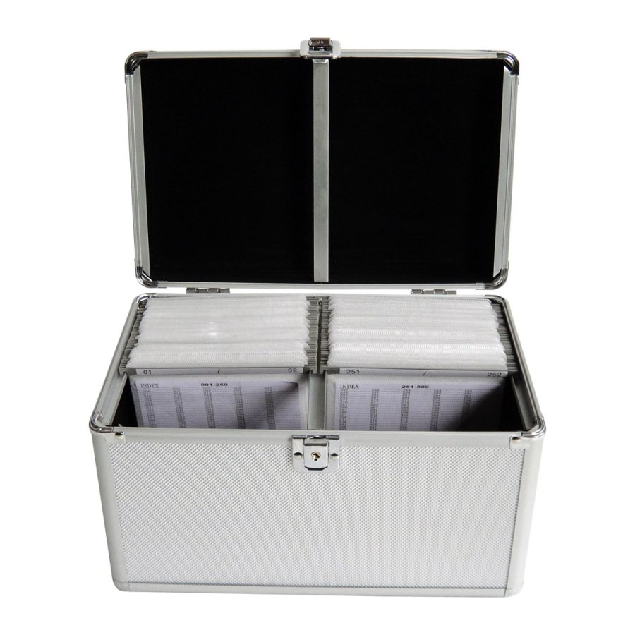 MediaRange BOX75 optisk disk etui Boksetaske 200 diske S�lv #4