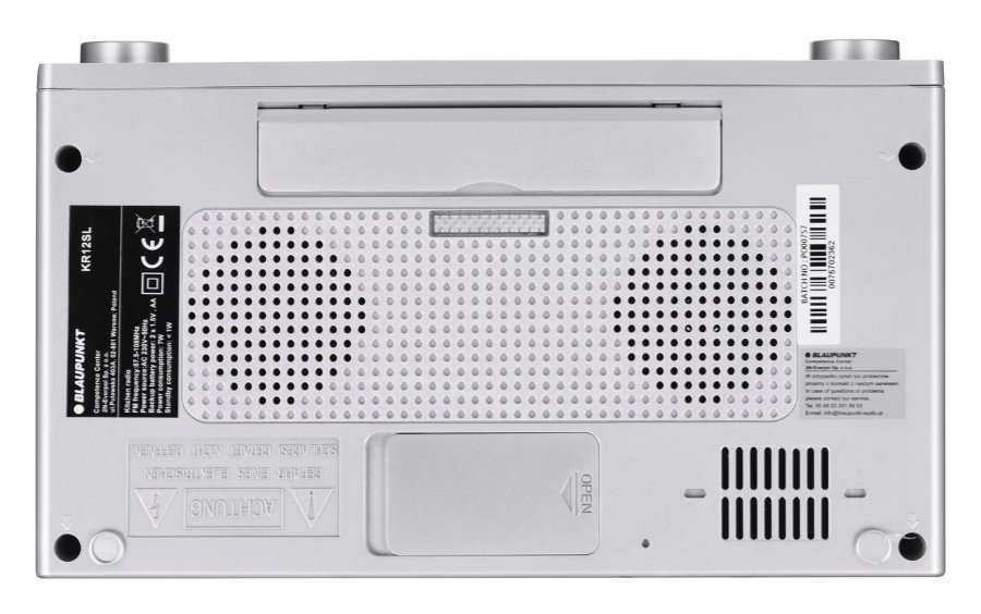 Blaupunkt KR12SL radio Arbejdsomrde Digital Slv #3