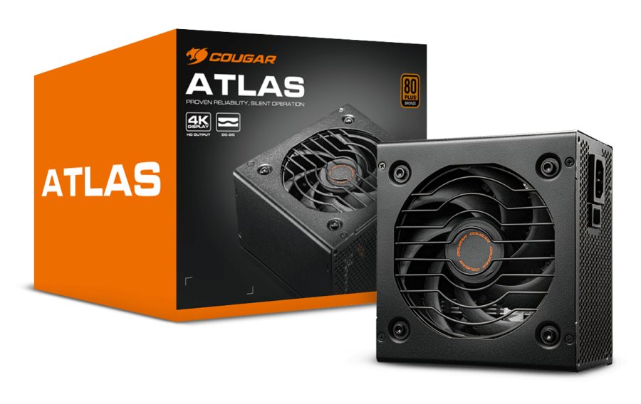 COUGAR ATLAS enhed til str�mforsyning 750 W 20+4 pin ATX Sort #7