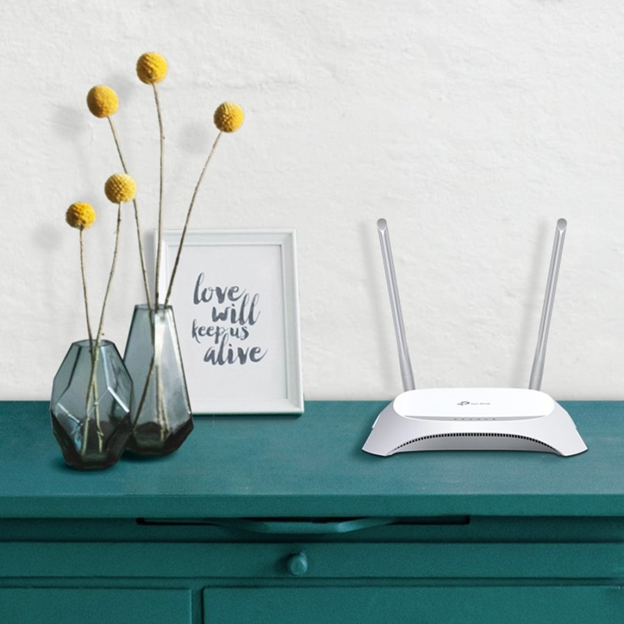 TP-Link TL-MR3420 tr�dl�s router Hurtigt ethernet Enkelt band (2,4 GHz) Sort, Hvid #7