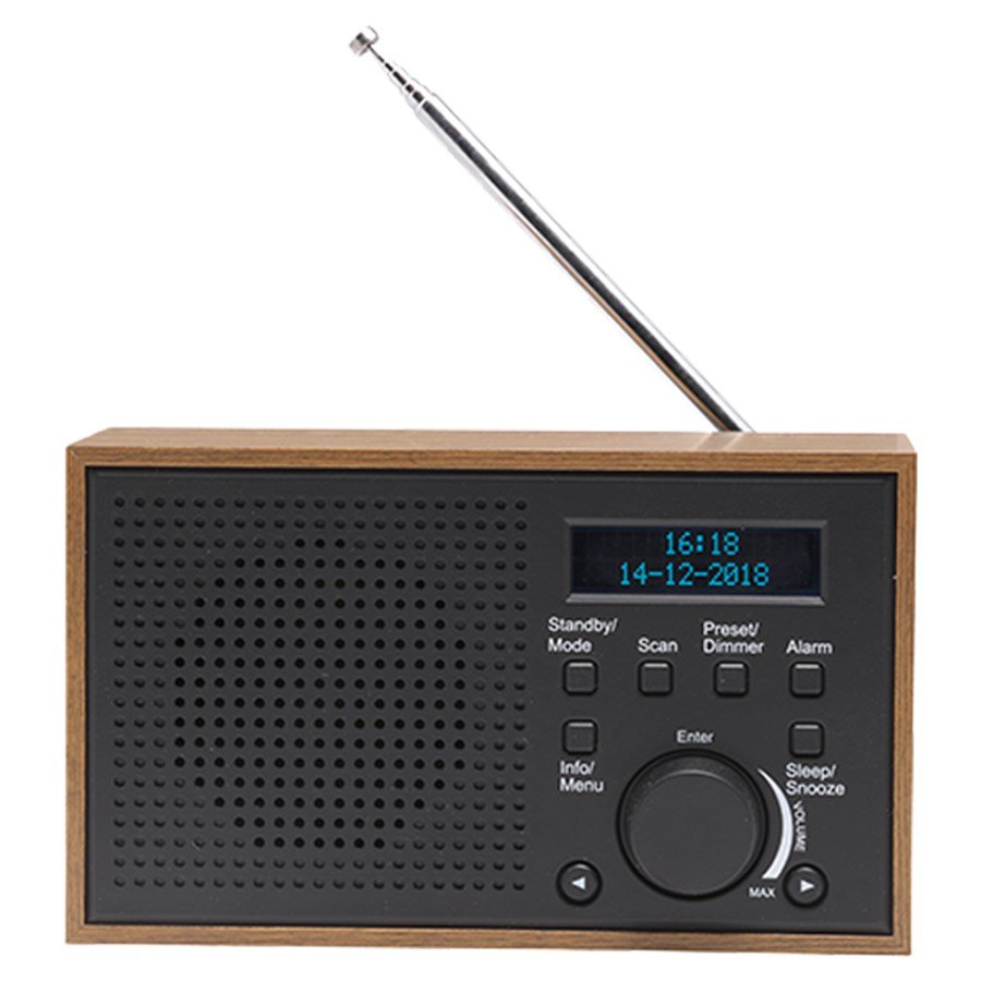 Denver DAB-46DARK GREY Internet Analog & digital Sort, Brun #3