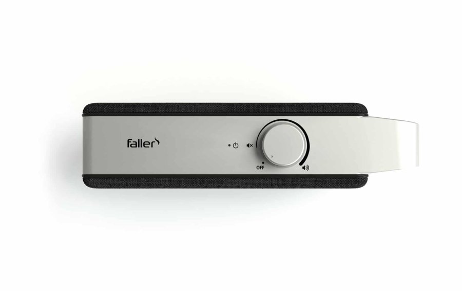 FALLER OSKAR B�rbar mono h�jttaler Sort, S�lv 4 W #5