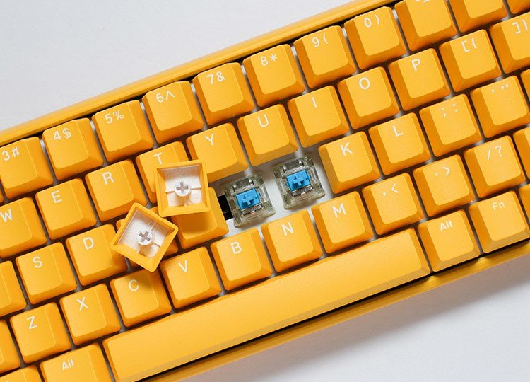 Ducky One 3 Mini Yellow tastatur Spil USB QWERTY US engelsk Gul #7