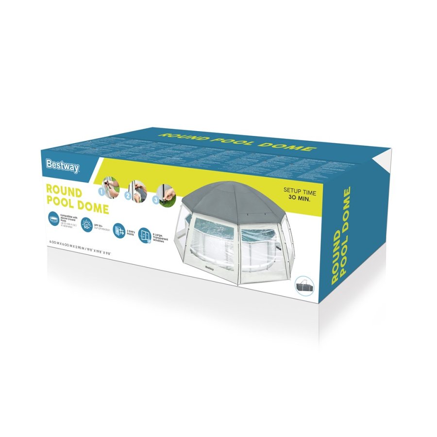 Bestway 58612 / 24 svmmepool afdkning Kuppel til swimmingpool #5