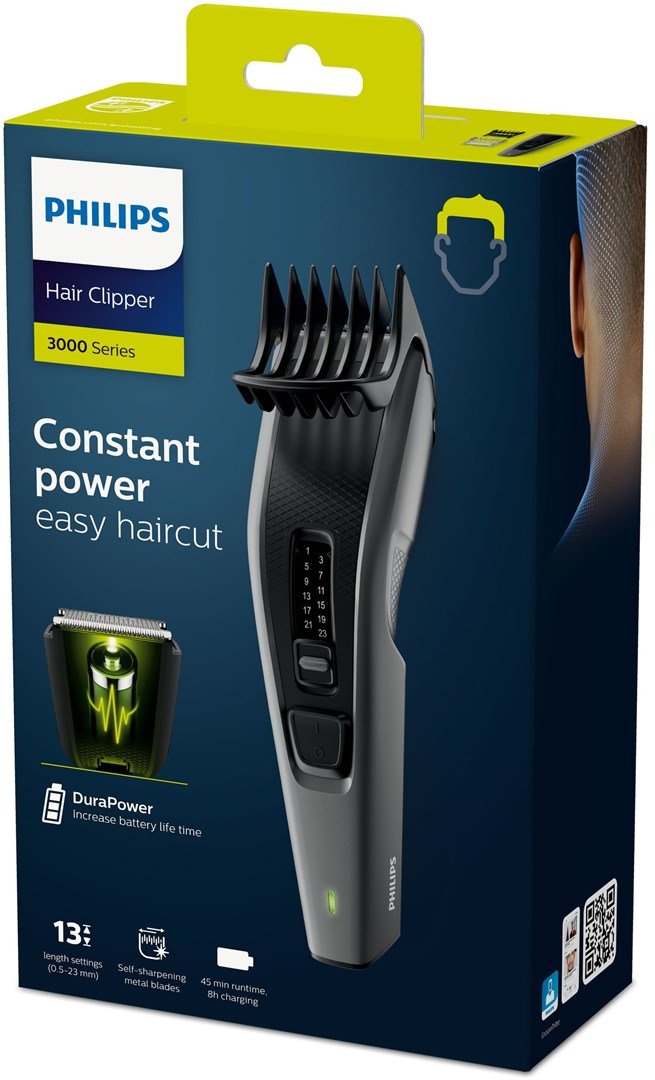 Philips HAIRCLIPPER Series 3000 HC3525/15 Hrklipper med selvslibende metalknive #4
