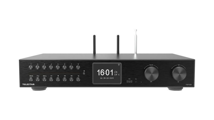 Telestar 5700550 radio Internet Digital Sort, Metallic #3