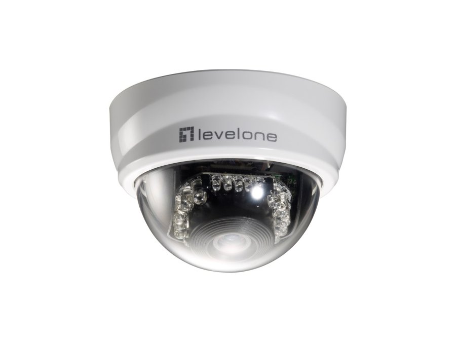 LevelOne FCS-3101 overv�gningskamera Kuppel IP-sikkerhedskamera Indend�rs & udend�rs 1920 x 1080 pixel Loft/skrivebord #1