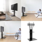 Maclean MC-865 Professional Modern TV Floor Stand with a Shelf for 37