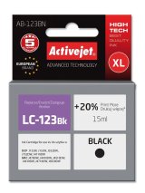 Activejet AB-123BN blk (erstatning Brother LC123BK/121BK; Supreme; 15 ml; sort) #1
