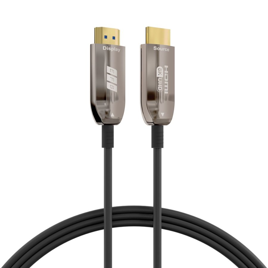 EFB Elektronik HDMI-21-00008 HDMI-kabel 30 m HDMI Type A (Standard) Sort, Rustfrit st�l #1