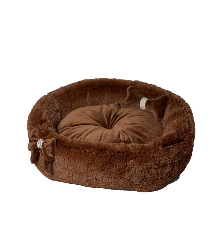 GO GIFT Cocard chocolate XL - seng til kledyr - 65 x 60 x 18cm #1