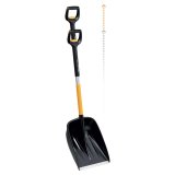 Fiskars 1057188 skovl & spartel Sneskovl Metal Sort, Orange #5